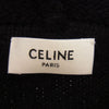 CELINE セリーヌ 2AD5O048T 38OW トリオンフ フード セーター ジップアップ パーカーウール カシミヤ混 ブラック ブラック系 XXL【極上美品】【中古】