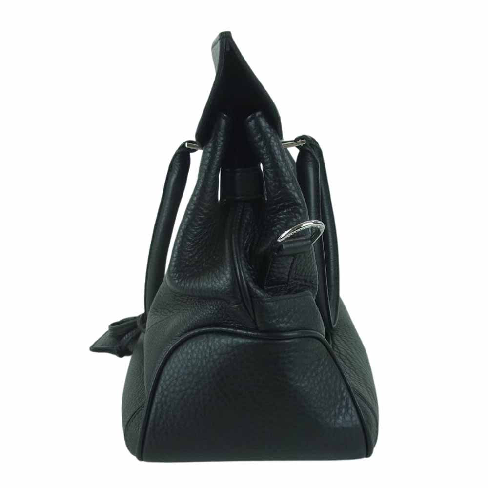 PELLE MORBIDA ペッレモルビダ Maiden Voyage レザー ショルダー ハンド トート バッグ ブラック系【美品】【中古】