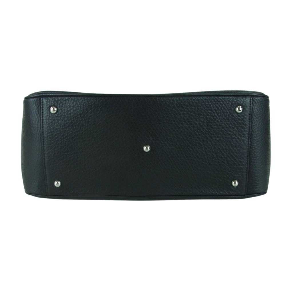 PELLE MORBIDA ペッレモルビダ Maiden Voyage レザー ショルダー ハンド トート バッグ ブラック系【美品】【中古】