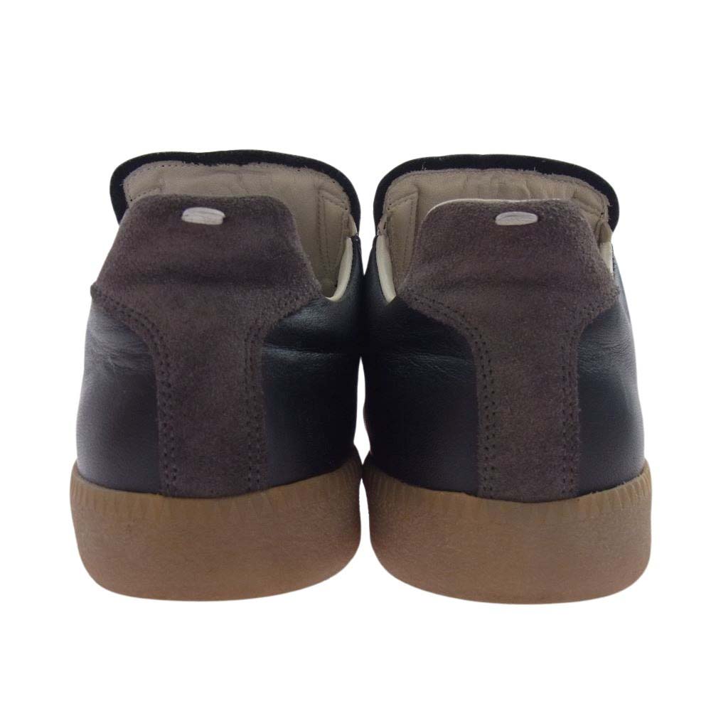 MAISON MARGIELA メゾンマルジェラ スリッポン ジャーマントレーナー スニーカー ブラック系 グレー系 40【中古】