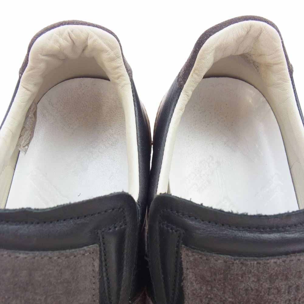 MAISON MARGIELA メゾンマルジェラ スリッポン ジャーマントレーナー スニーカー ブラック系 グレー系 40【中古】