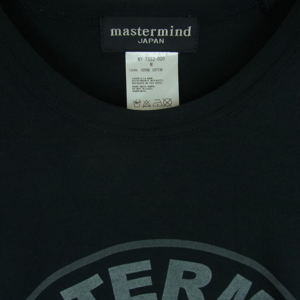 mastermind JAPAN マスターマインドジャパン MY-TS52-020 サークル スカル プリント 半袖 Tシャツ ブラック系 M【中古】
