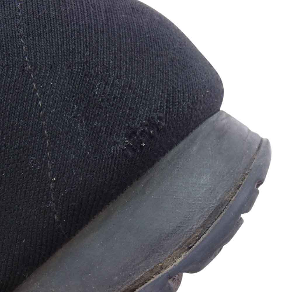 PRADA プラダ 4T3365 ハイカット ソックス スニーカー ブラック系 7【中古】