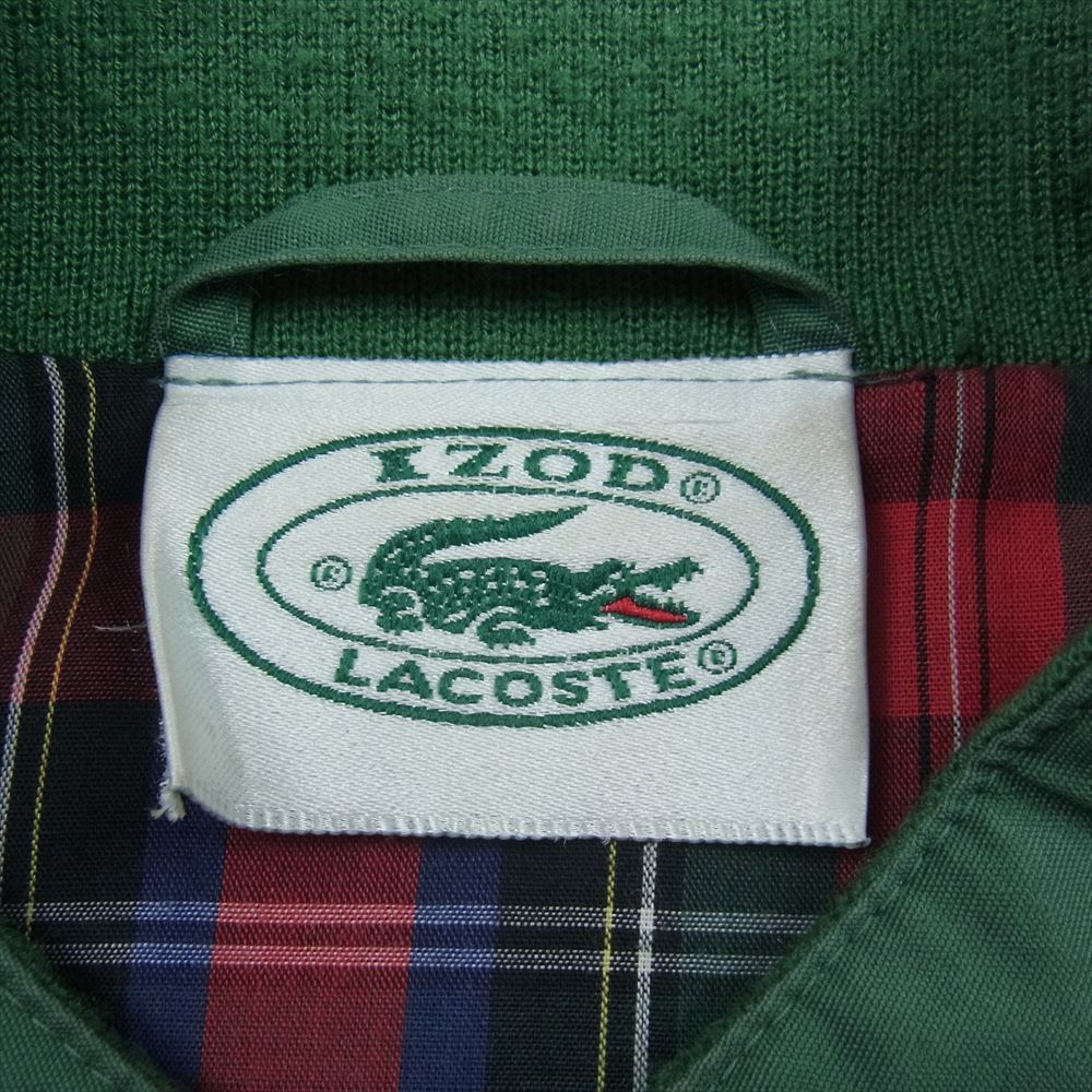LACOSTE ラコステ IZOD アイゾッドラコステ スウィングトップ ジャケット グリーン系 M【中古】