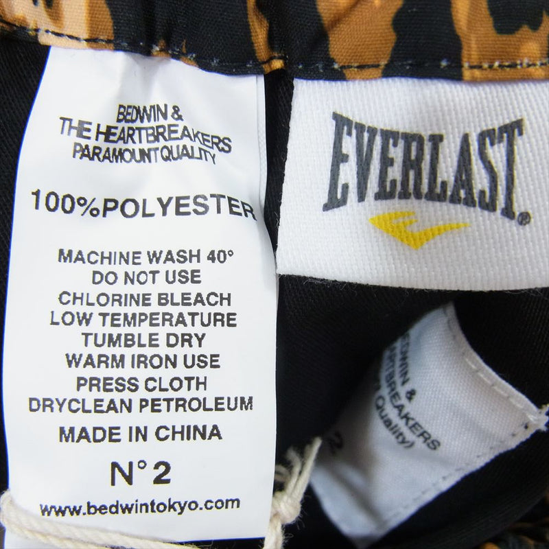 ベドウィンアンドザハートブレイカーズ 23SS 23SB4689 EVERLAST ExTRAINING SHORTS CREED エバーラスト トレーニング ショーツ ハーフパンツ size2 ブラウン系 2【美品】【中古】