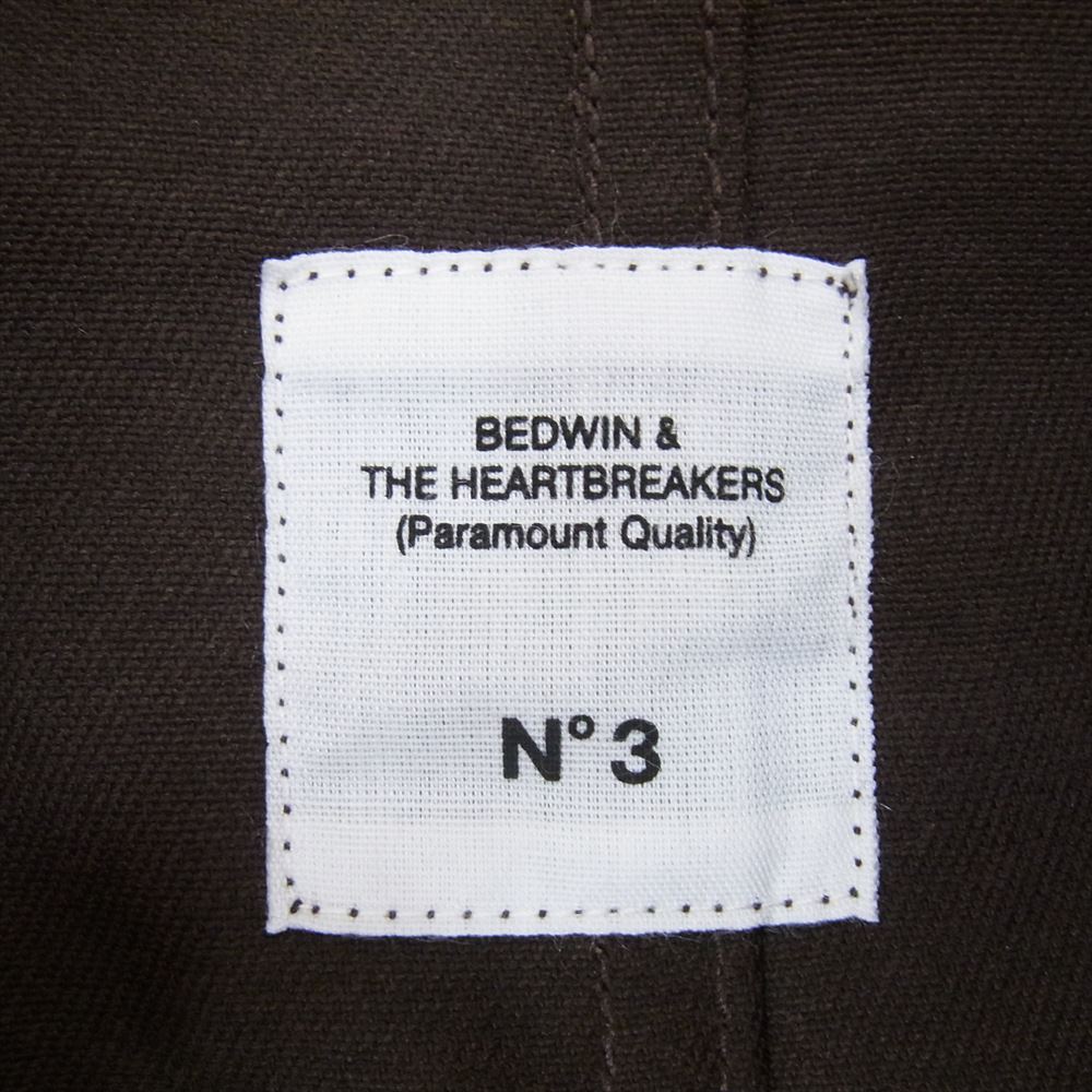 ベドウィンアンドザハートブレイカーズ 24SS 24SB5610 × Dickies ディッキーズ Ex.DOUBLE BREATSED JACKET BOND ダブルブレスト ジャケット Mサイズ ブラウン系 3【新古品】【未使用】【中古】