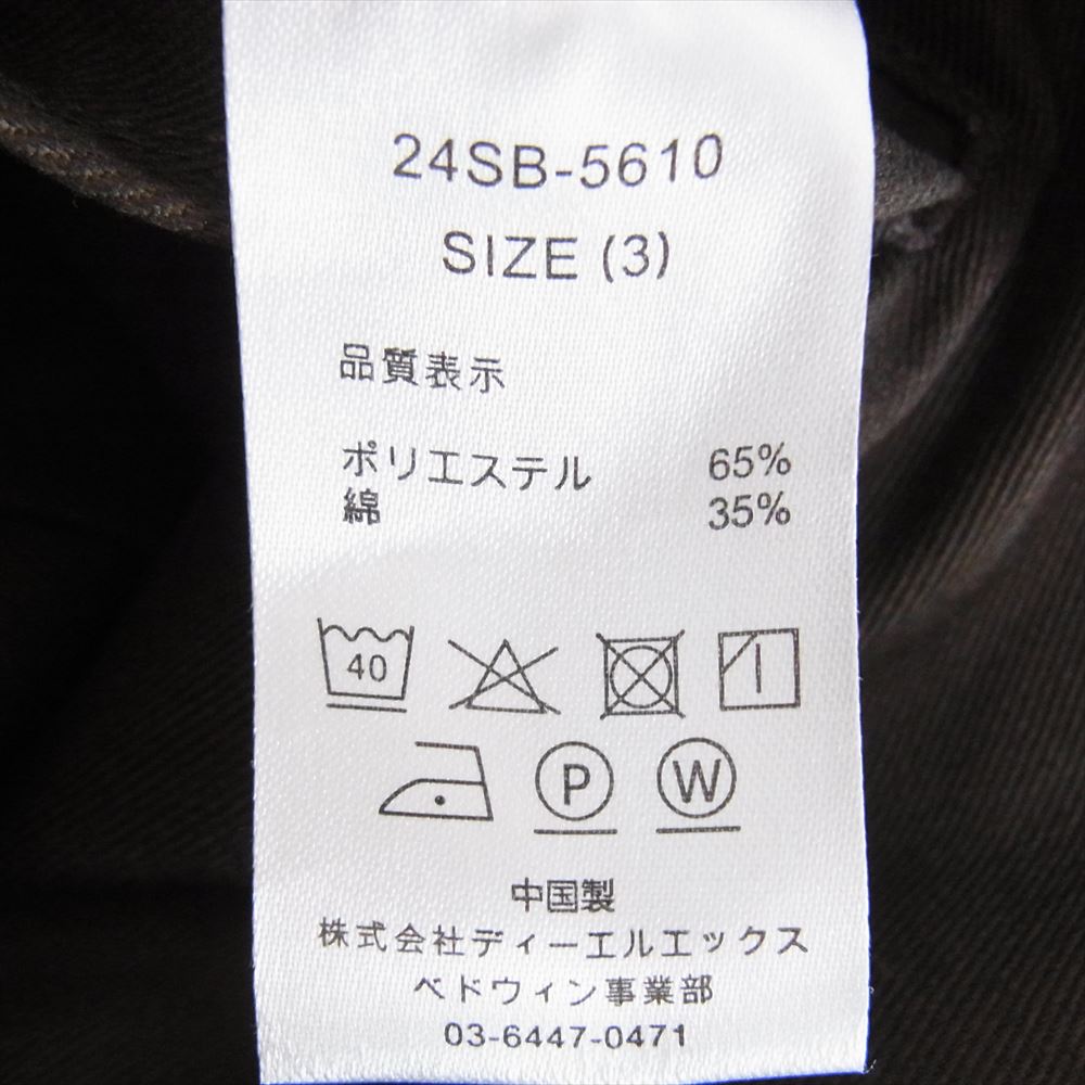 ベドウィンアンドザハートブレイカーズ 24SS 24SB5610 × Dickies ディッキーズ Ex.DOUBLE BREATSED JACKET BOND ダブルブレスト ジャケット Mサイズ ブラウン系 3【新古品】【未使用】【中古】