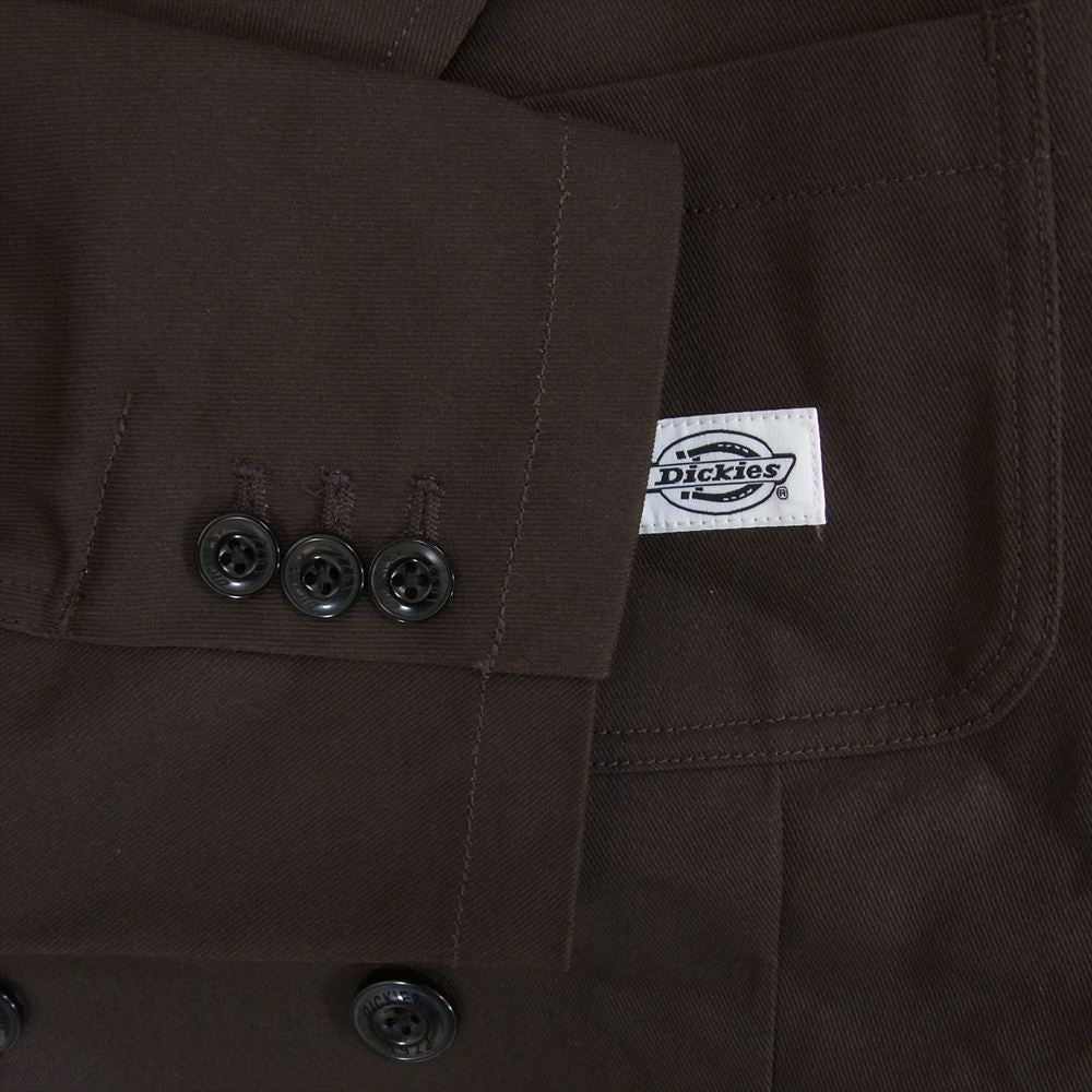 ベドウィンアンドザハートブレイカーズ 24SS 24SB5610 × Dickies ディッキーズ Ex.DOUBLE BREATSED JACKET BOND ダブルブレスト ジャケット Mサイズ ブラウン系 3【新古品】【未使用】【中古】