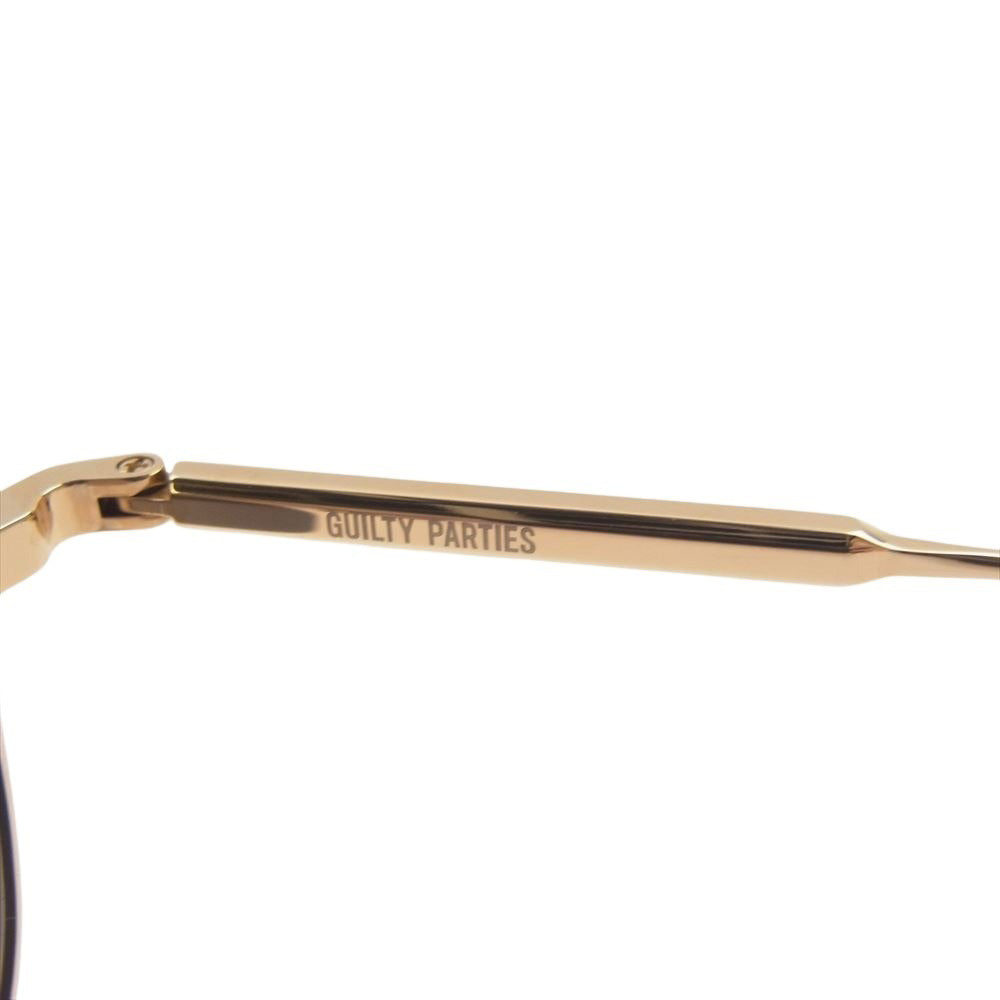WACKO MARIA ワコマリア 23SS NATIVESONS-WM-EW16 NATIVE SONS ネイティブサンズ GLASSES TYPE-2 サングラス アイウェア フレーム：ゴールド　レンズ：グレー系 46.3□19.6-144【新古品】【未使用】【中古】