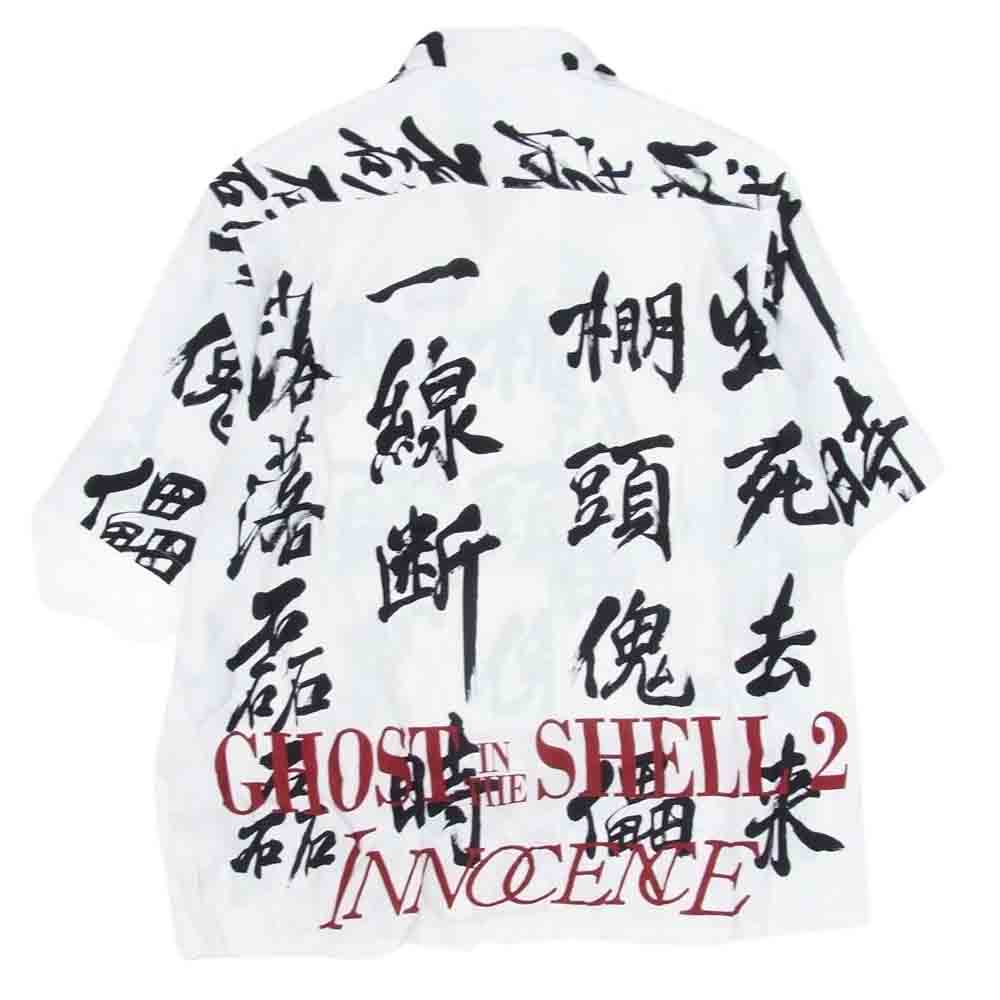 WACKO MARIA ワコマリア 24SS INNOCENCE-WM-HI03 攻殻機動隊 INNOCENCE HAWAIIAN SHIRT TYPE3 イノセンス ハワイアン 半袖 シャツ  ホワイト系 M【新古品】【未使用】【中古】
