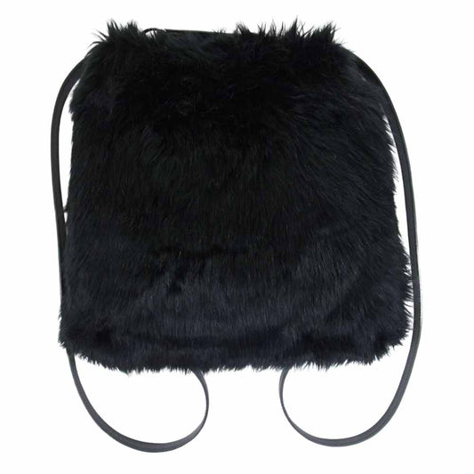 JUNYA WATANABE COMME des GARCONS ジュンヤワタナベコムデギャルソン 22AW JJ-K203 フェイクファー 2WAY リュックサック ブラック系【中古】