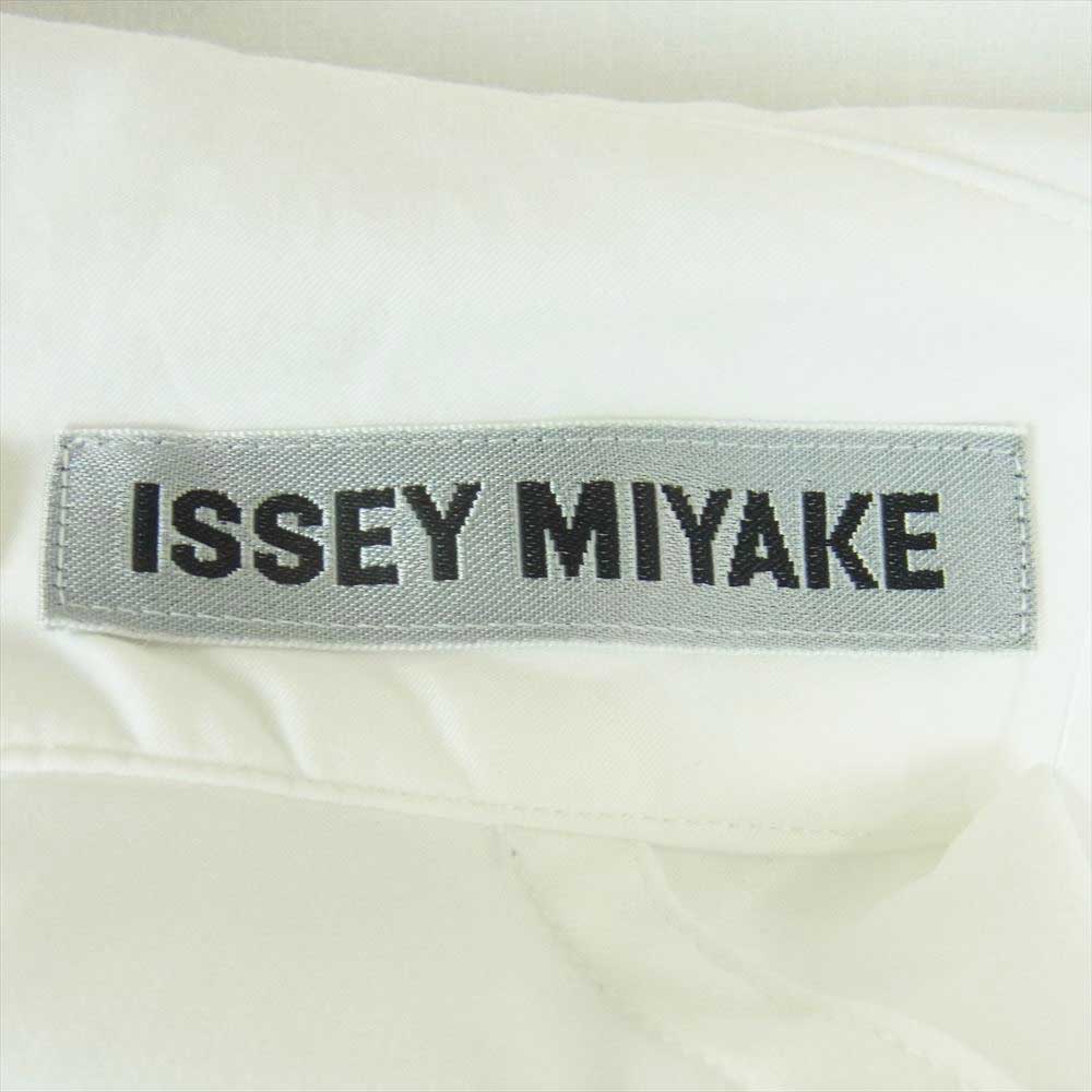 ISSEY MIYAKE イッセイミヤケ IM41FJ526 FASTENED SHIRT 長袖 シャツ ブラウス ホワイト系 2【新古品】【未使用】【中古】