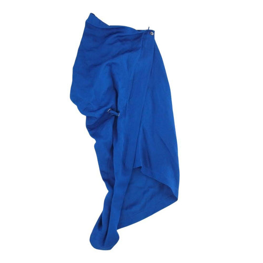 ISSEY MIYAKE イッセイミヤケ IM41FG533 ENVELOPING Skirt ロング スカート ブルー系 1【新古品】【未使用】【中古】