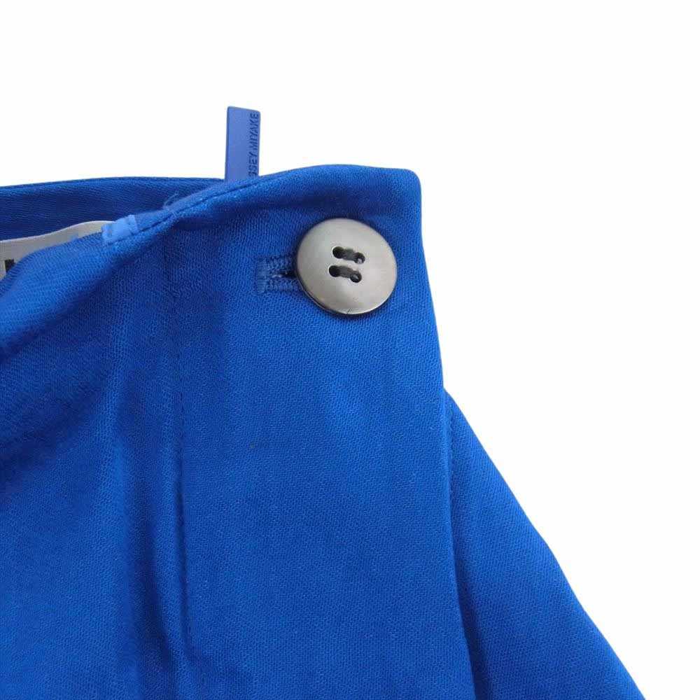 ISSEY MIYAKE イッセイミヤケ IM41FG533 ENVELOPING Skirt ロング スカート ブルー系 1【新古品】【未使用】【中古】