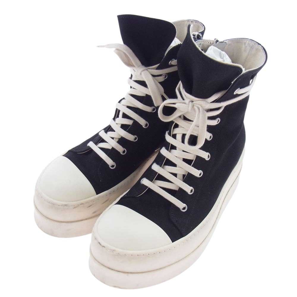 Rick Owens リックオウエンス 23AW DU02C5831 DRKSHDW ダークシャドウ MEGA BUMPER SNEAKS メガバンパー スニーカーズ ブラック系 42【中古】