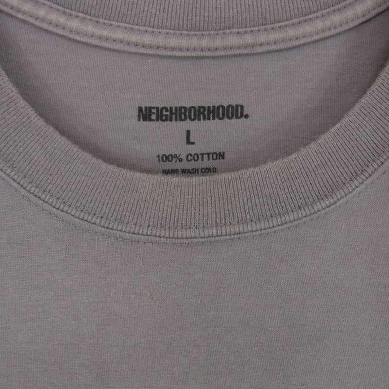NEIGHBORHOOD ネイバーフッド ON-1 C-TEE フォト プリント 半袖 Tシャツ グレー系 L【中古】
