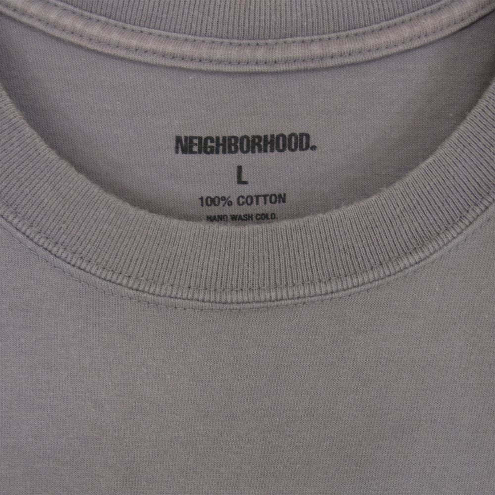 NEIGHBORHOOD ネイバーフッド ON-1 C-TEE フォト プリント 半袖 Tシャツ グレー系 L【中古】
