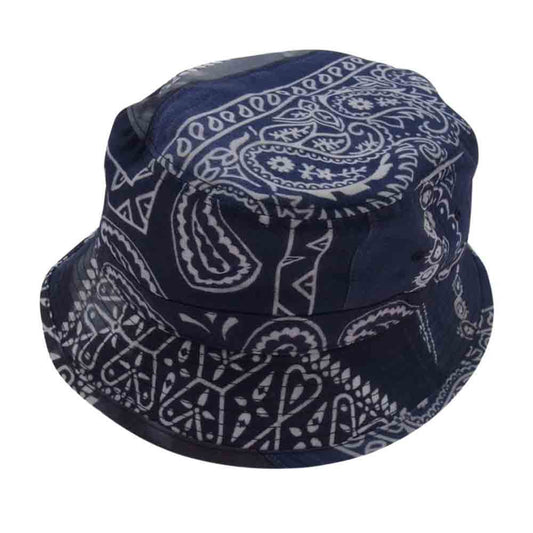 NEIGHBORHOOD ネイバーフッド 21AW 212YGNH-HT10 BANDANA CHOPPED/E-HAT バンダナ柄 ハット 帽子 パープル系 M【中古】