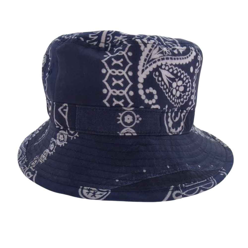 NEIGHBORHOOD ネイバーフッド 21AW 212YGNH-HT10 BANDANA CHOPPED/E-HAT バンダナ柄 ハット 帽子 パープル系 M【中古】