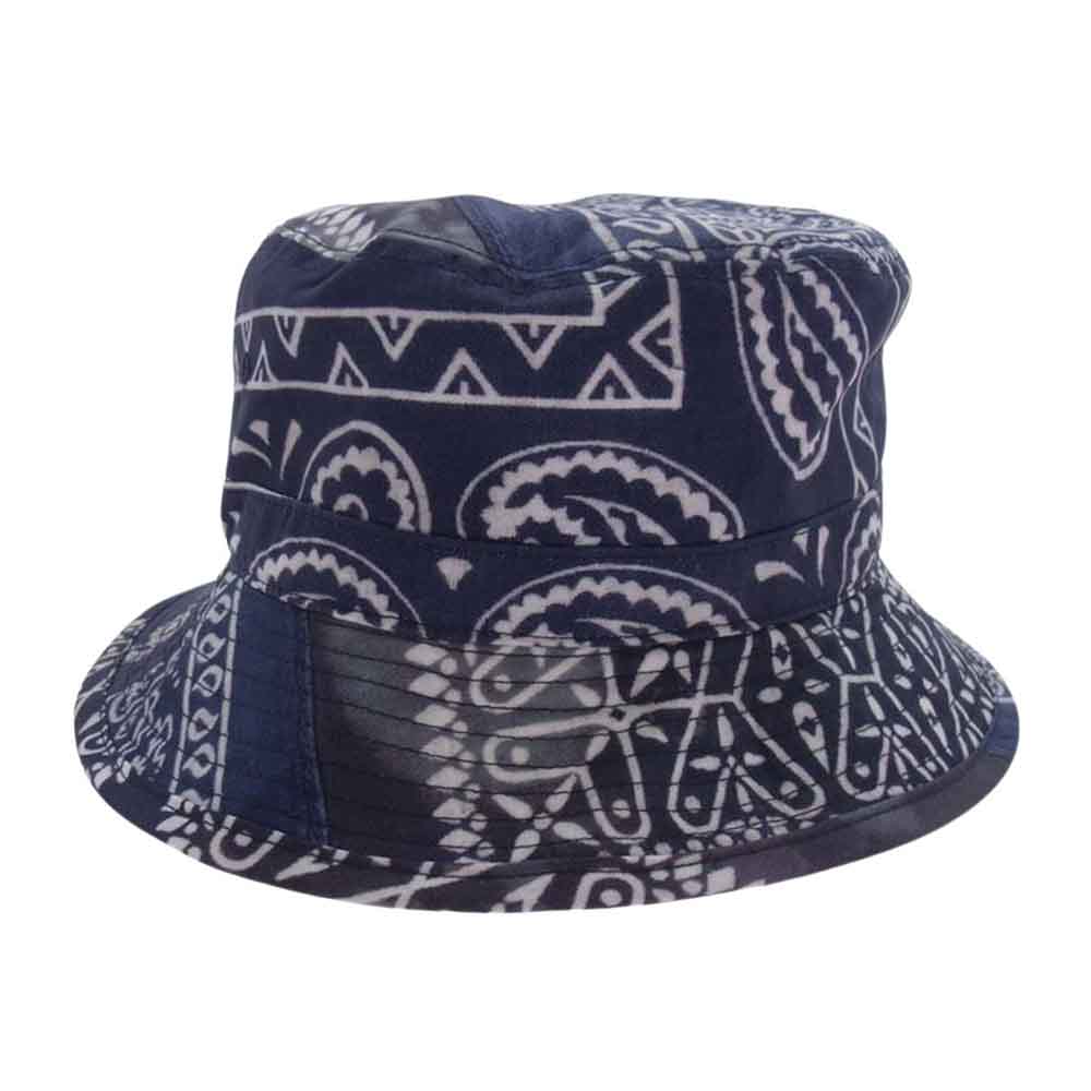 NEIGHBORHOOD ネイバーフッド 21AW 212YGNH-HT10 BANDANA CHOPPED/E-HAT バンダナ柄 ハット 帽子 パープル系 M【中古】