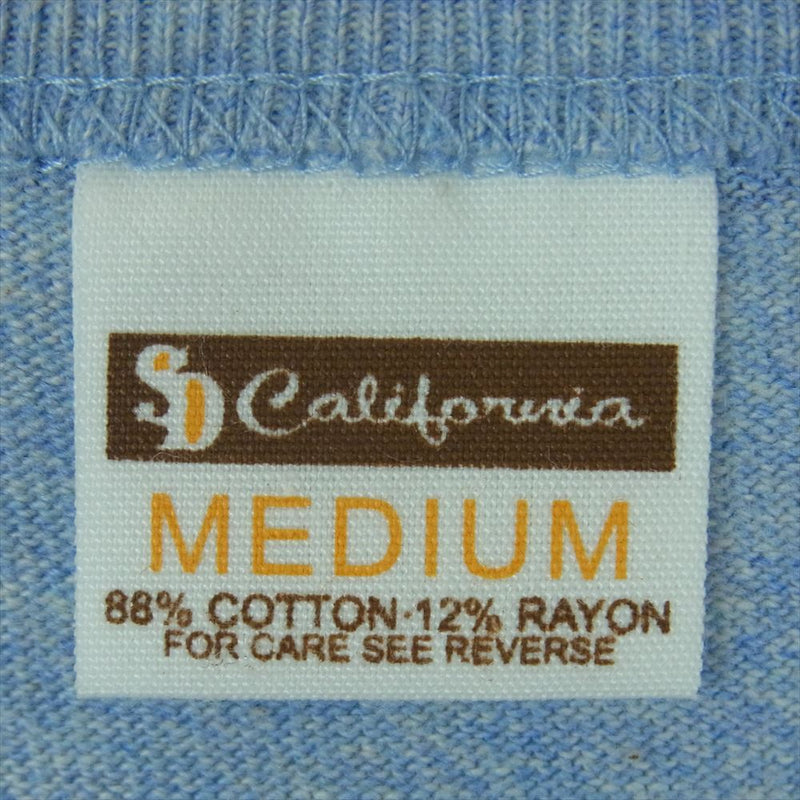 STANDARD CALIFORNIA スタンダードカリフォルニア SD 88/12 LOGO T ロゴ 半袖 Tシャツ ライトブルー系 M【新古品】【未使用】【中古】