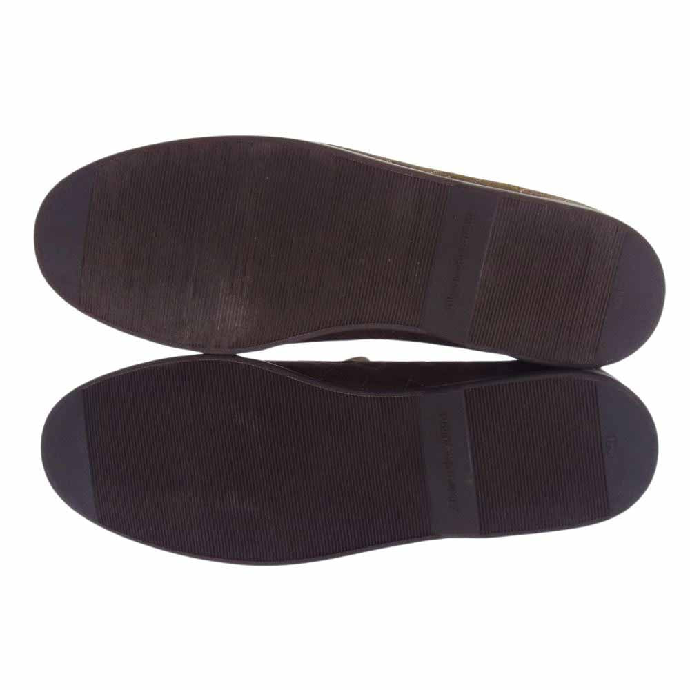 アルベルトガルディアーニ 2992 キルティング スエード ローファー シューズ ブラウン系 42【中古】