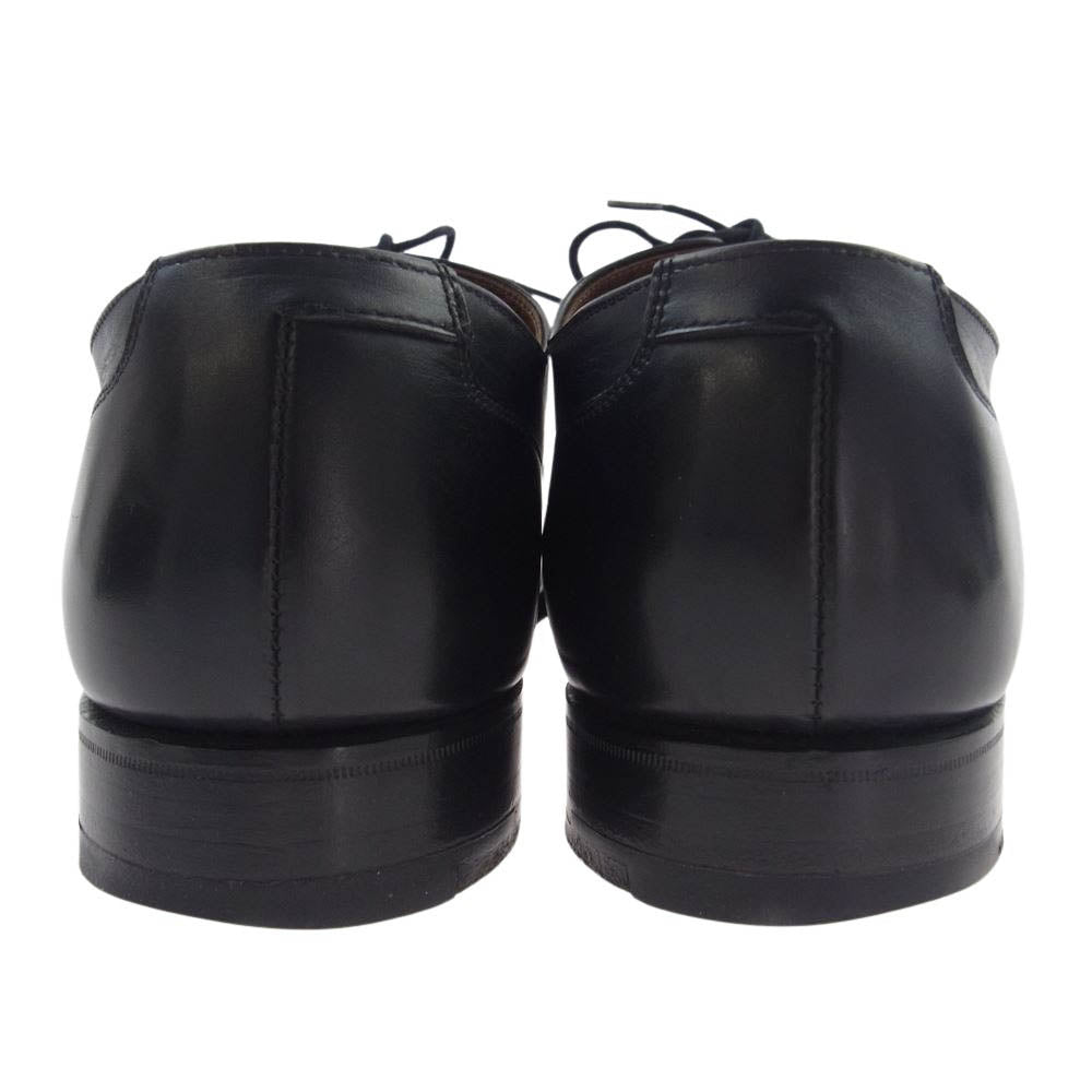 CROCKETT&JONES クロケットアンドジョーンズ 2484350 ストレートチップ カーフ レザー シューズ 革靴 ブラック系 7.5【中古】