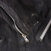 ISAMUKATAYAMA BACKLASH イサムカタヤマバックラッシュ in-1948-04 xx incarnation DOUBLE BREASTED ZIPPER BLOUSON  JAPAN CALF LEATHER インカネーション 別注 ダブルブレスト カーフレザー ジップ ブルゾン レザー ジャケット ブラック系 L【中古】