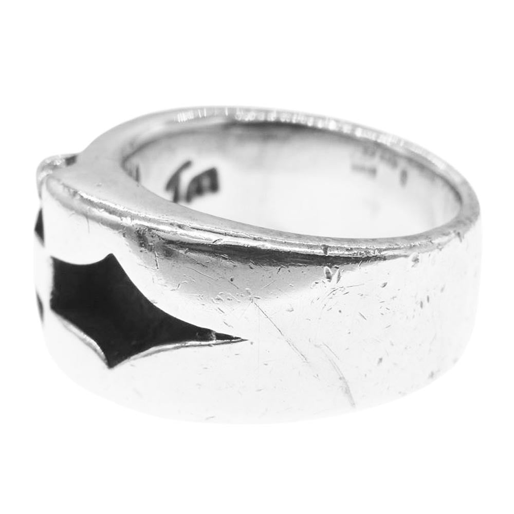 BILL WALL LEATHER ビルウォールレザー インレイドクロス リング シルバー系 17.5号【中古】