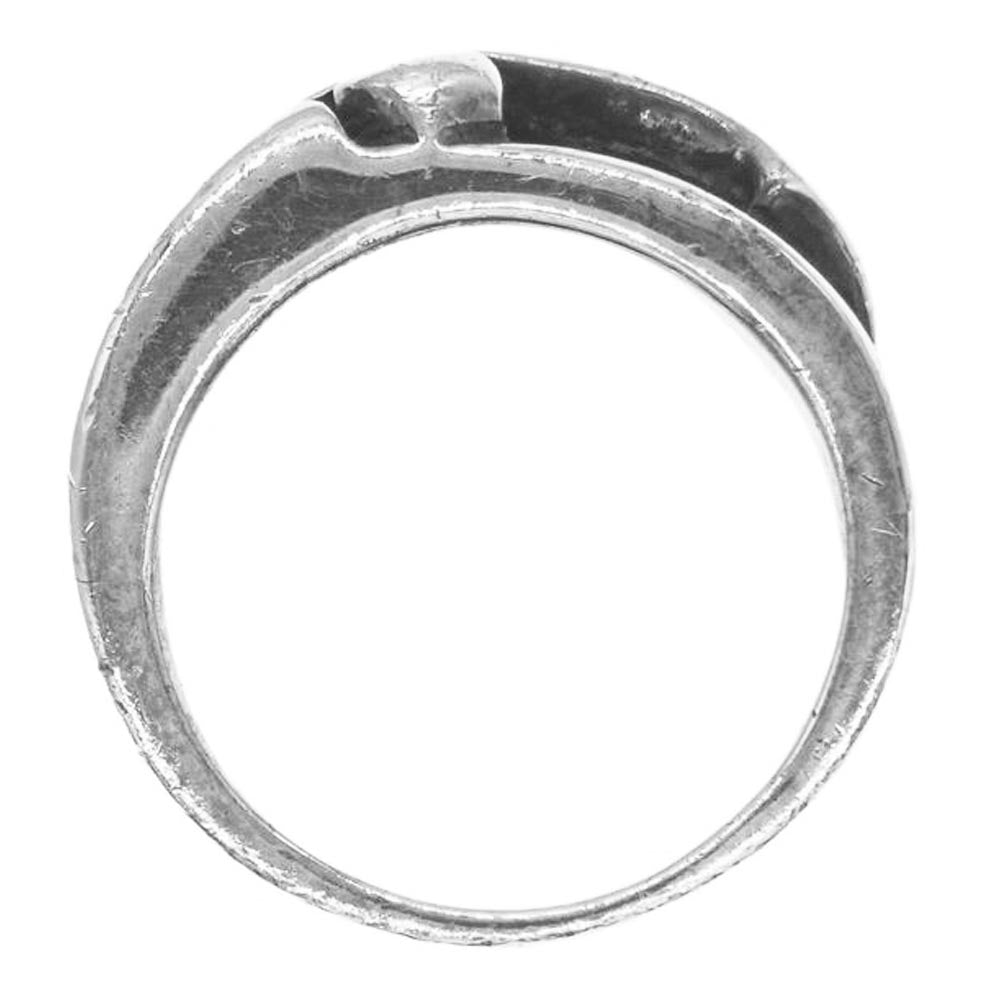 BILL WALL LEATHER ビルウォールレザー インレイドクロス リング シルバー系 17.5号【中古】