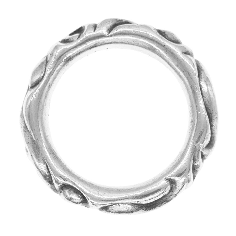 CHROME HEARTS クロムハーツ（原本無） SCRL BAND スクロール バンド リング シルバー系 15.5号【中古】