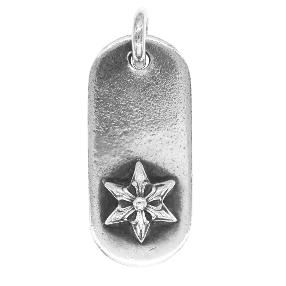 CHROME HEARTS クロムハーツ（原本無） RAISED STAR DOGTAG レイズドスター ドッグタグ ペンダント トップ シルバー系【中古】