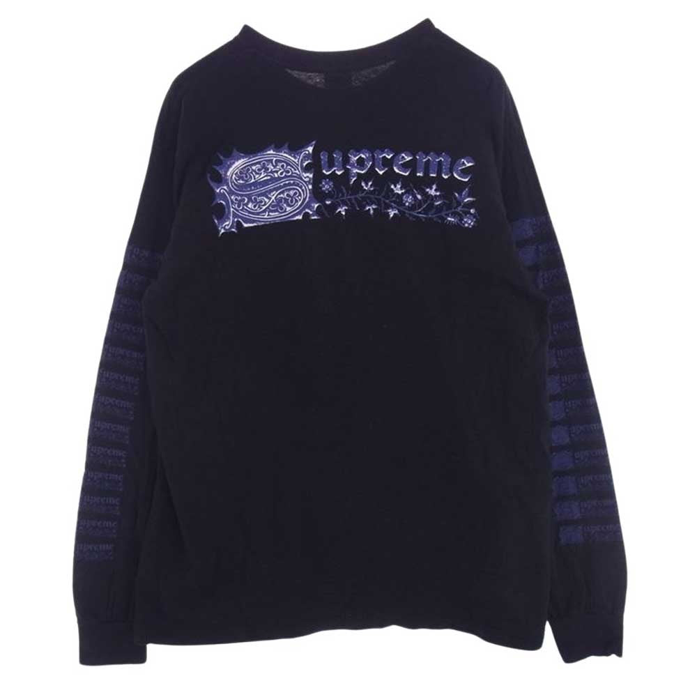 Supreme シュプリーム 24SS Saint Sebastian セイント セバスチャン 長袖 Tシャツ カットソー ブラック系 L【中古】