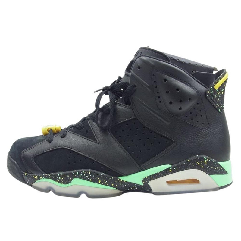 NIKE ナイキ 688447-920 Air Jordan 6 エアジョーダン Retro レトロ Brazil World Cup Pack ブラジル ワールド カップ パック ブラック系 グリーン系 28.5cm【中古】