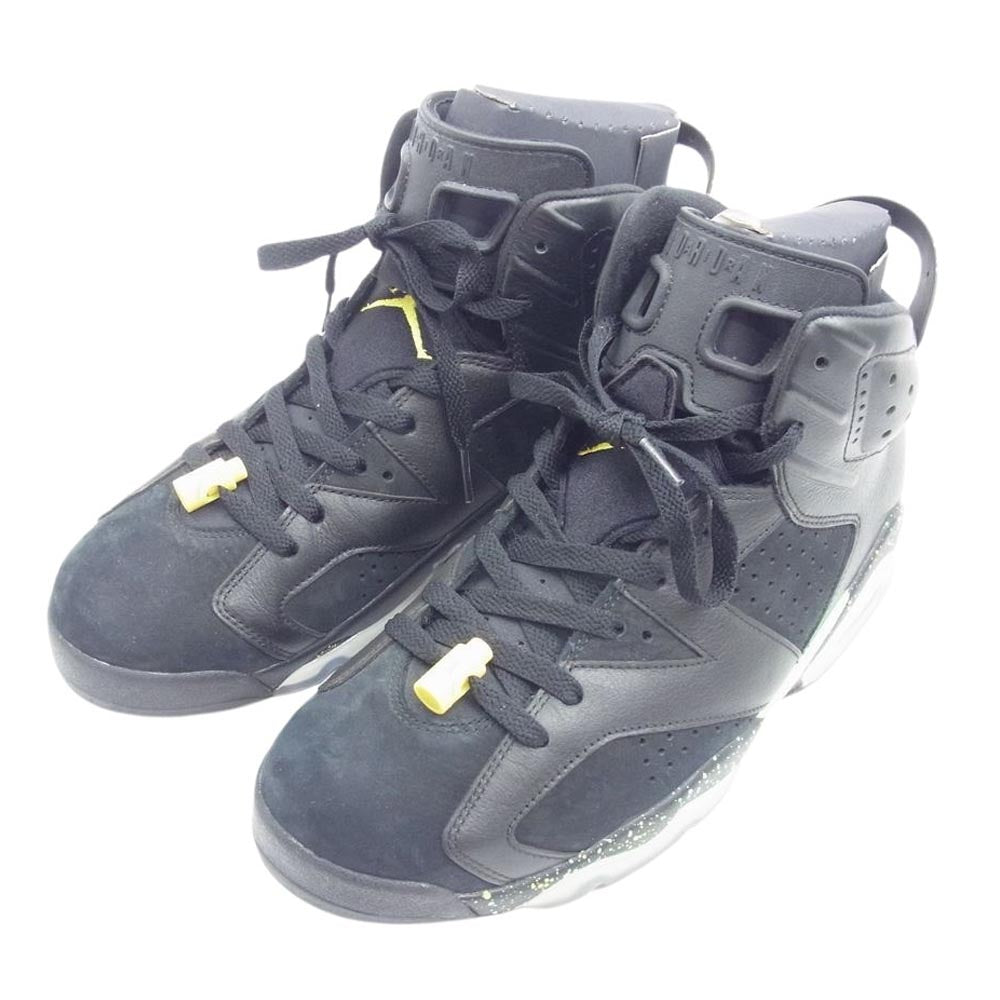 NIKE ナイキ 688447-920 Air Jordan 6 エアジョーダン Retro レトロ Brazil World Cup Pack ブラジル ワールド カップ パック ブラック系 グリーン系 28.5cm【中古】