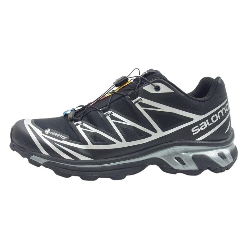 salomon サロモン 474506 XT-6 GTX GORE-TEX ゴアテックス スニーカー ローカット シューズ ブラック系 28cm【中古】