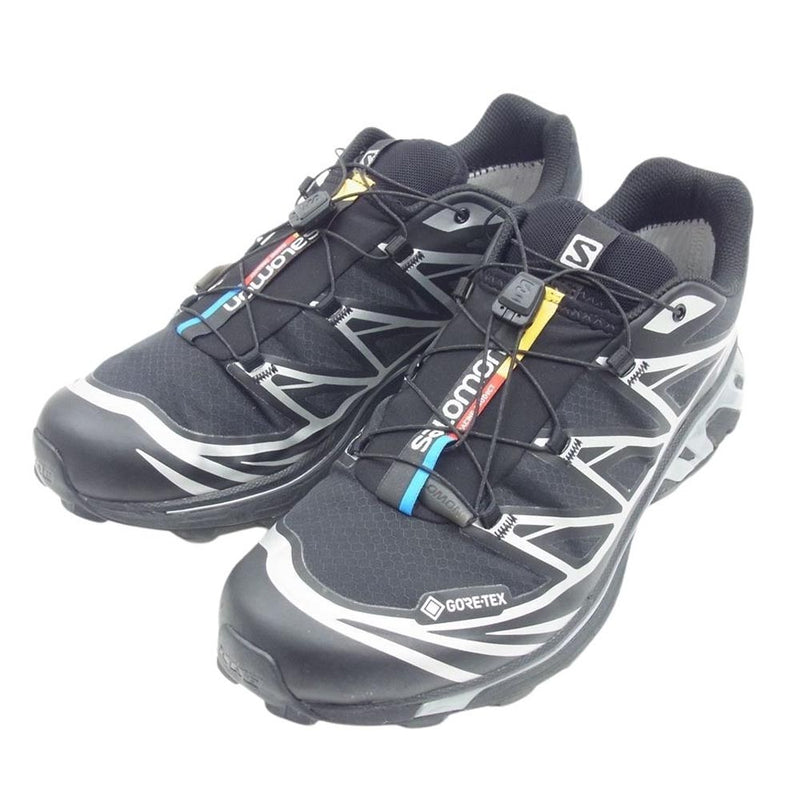 salomon サロモン 474506 XT-6 GTX GORE-TEX ゴアテックス スニーカー ローカット シューズ ブラック系 28cm【中古】