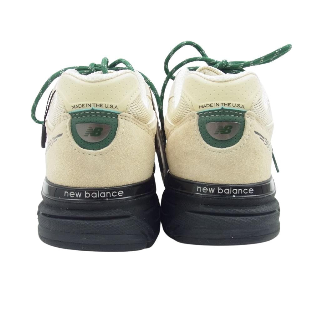NEW BALANCE ニューバランス U990GB4 990V4 Macadamia Nut マカダミア ナッツ スエード ローカット スニーカー ベージュ系 28cm【新古品】【未使用】【中古】