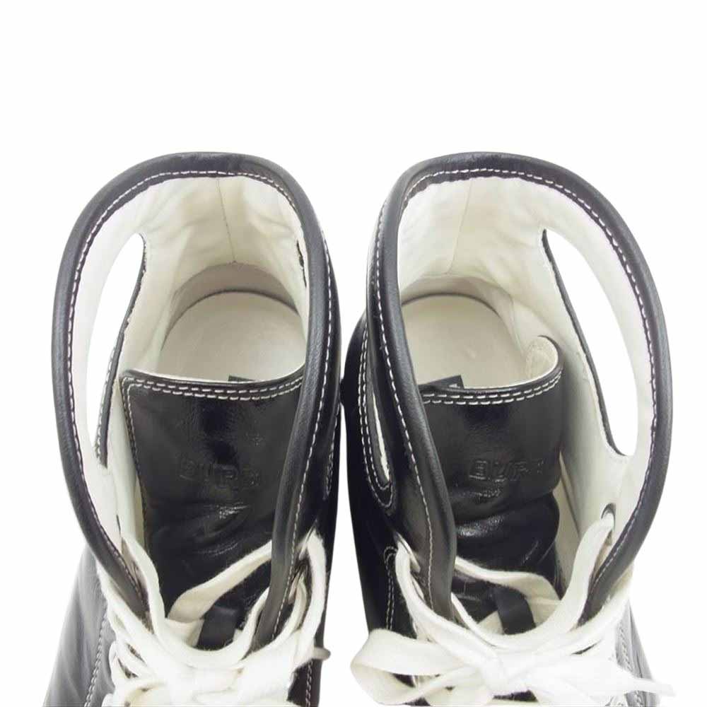 BURBERRY LONDON バーバリー ロンドン LARKHALL M HIGH EYE ラークホール ハイカット スニーカー ブラック系 41【中古】