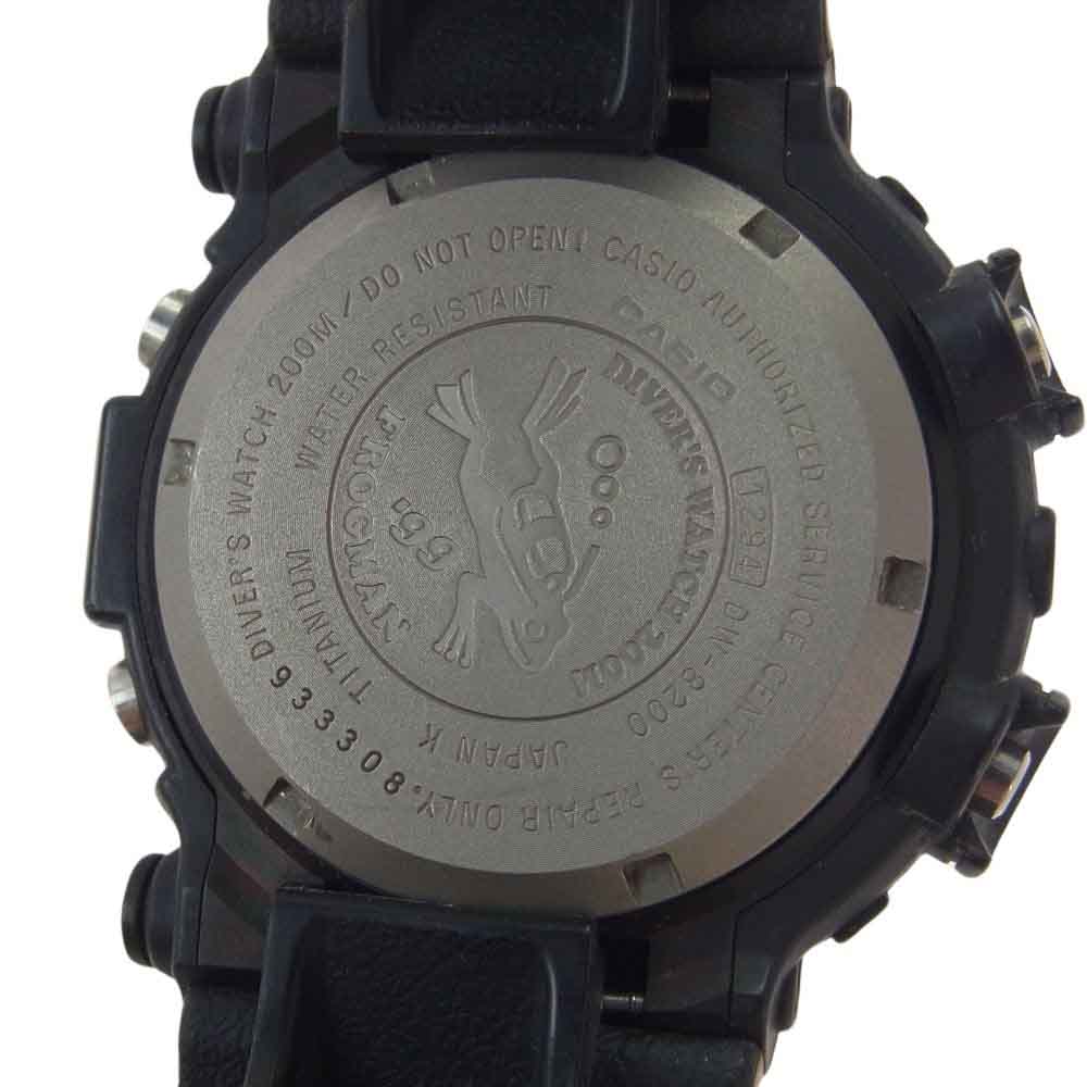 CASIO G-SHOCK カシオ ジーショック DW-8200ZU-1T  G-SHOCK FROGMAN フロッグマン  ウォッチ 腕時計 ブラック シルバー 黒銀仕様 ブラック系【中古】