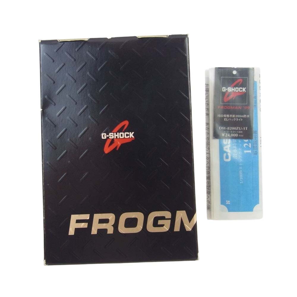 CASIO G-SHOCK カシオ ジーショック DW-8200ZU-1T  G-SHOCK FROGMAN フロッグマン  ウォッチ 腕時計 ブラック シルバー 黒銀仕様 ブラック系【中古】