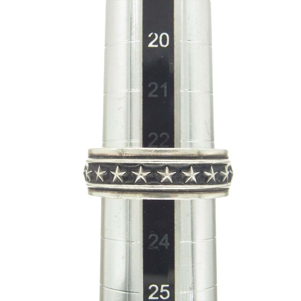 Justin Davis ジャスティンデイビス SRJ819 購入証明書付属 STAR LOCKET スター ロケット リング シルバー系 23号【中古】