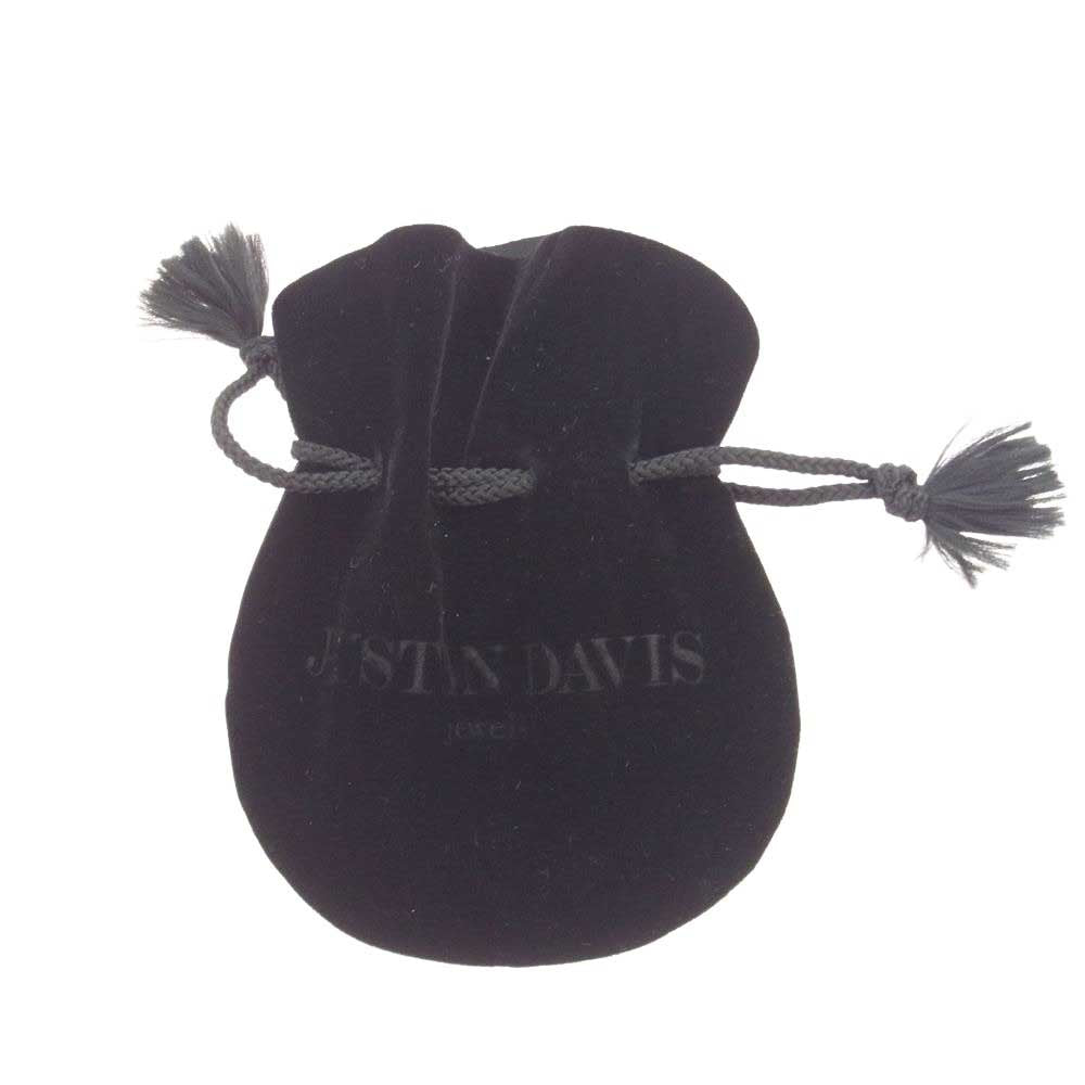 Justin Davis ジャスティンデイビス SBJ811 購入証明書付属 BLACK STAR ブラック スター バングル アクセサリー Mサイズ シルバー系【中古】