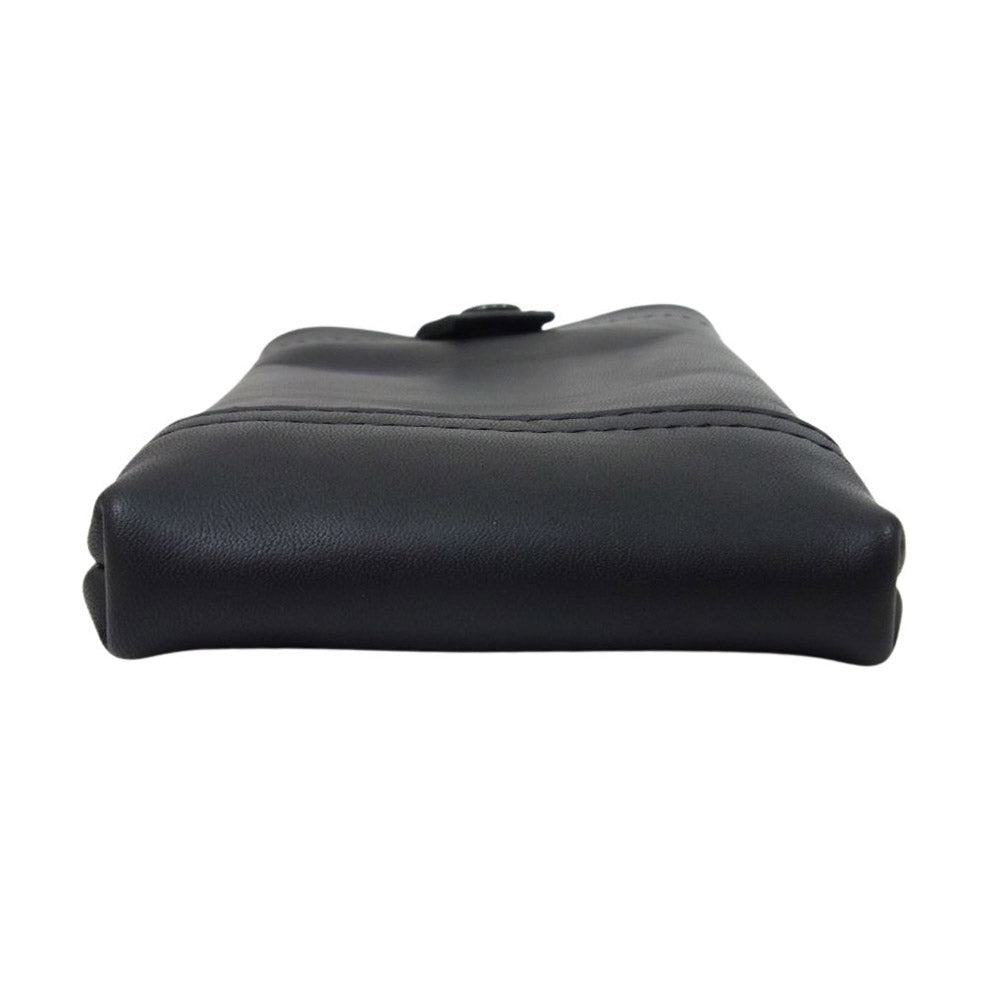 KADOYA カドヤ km multi case レザー ケース ポーチ ブラック系【中古】