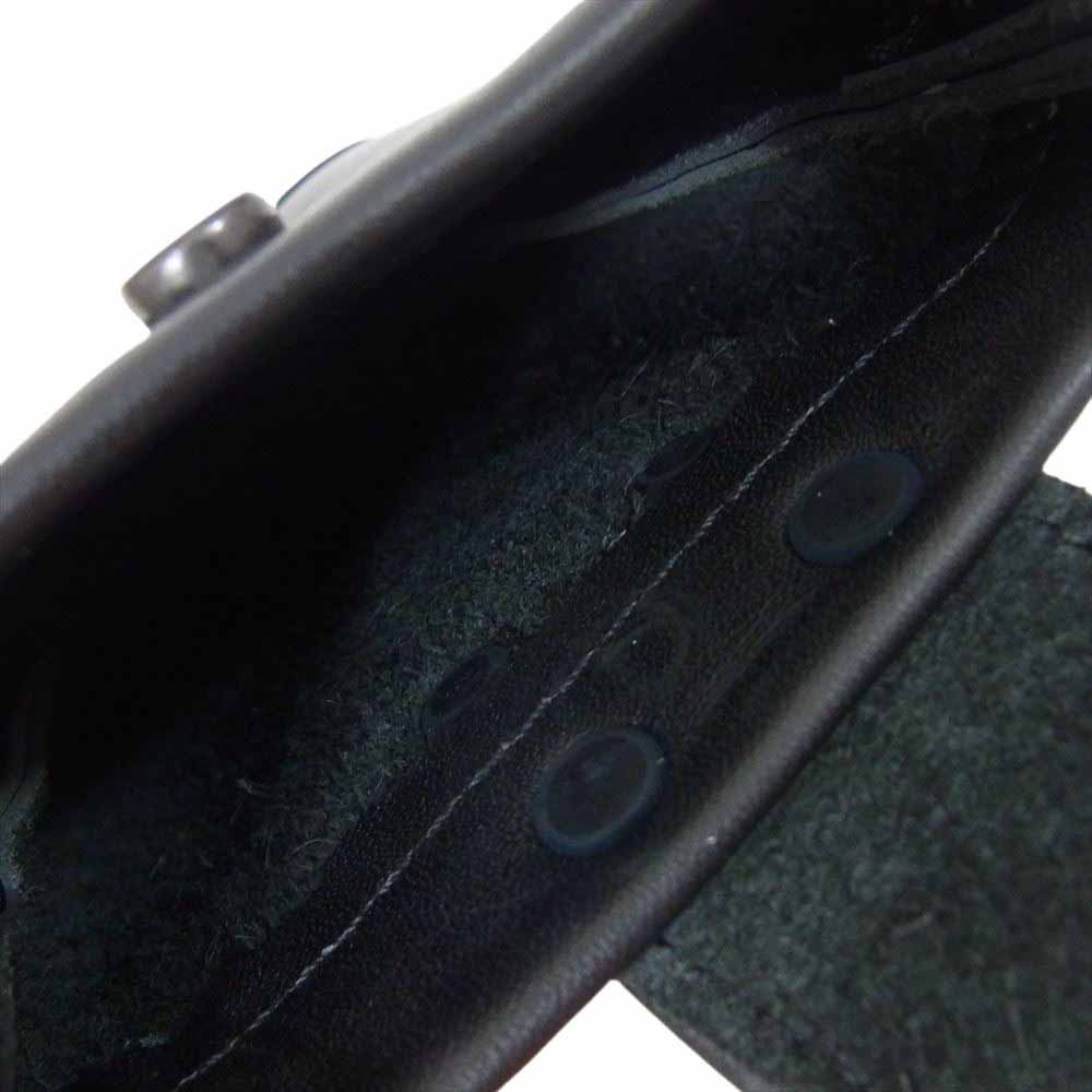 KADOYA カドヤ km multi case レザー ケース ポーチ ブラック系【中古】