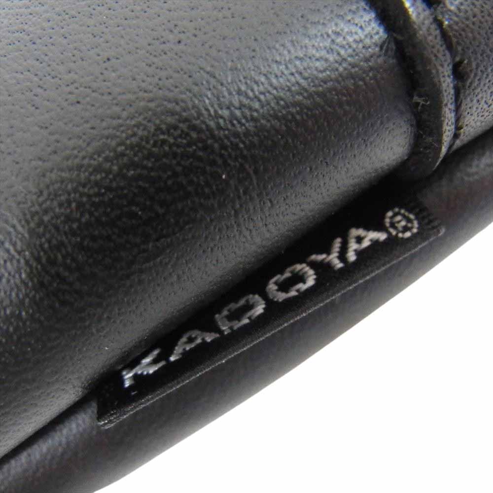KADOYA カドヤ km multi case レザー ケース ポーチ ブラック系【中古】