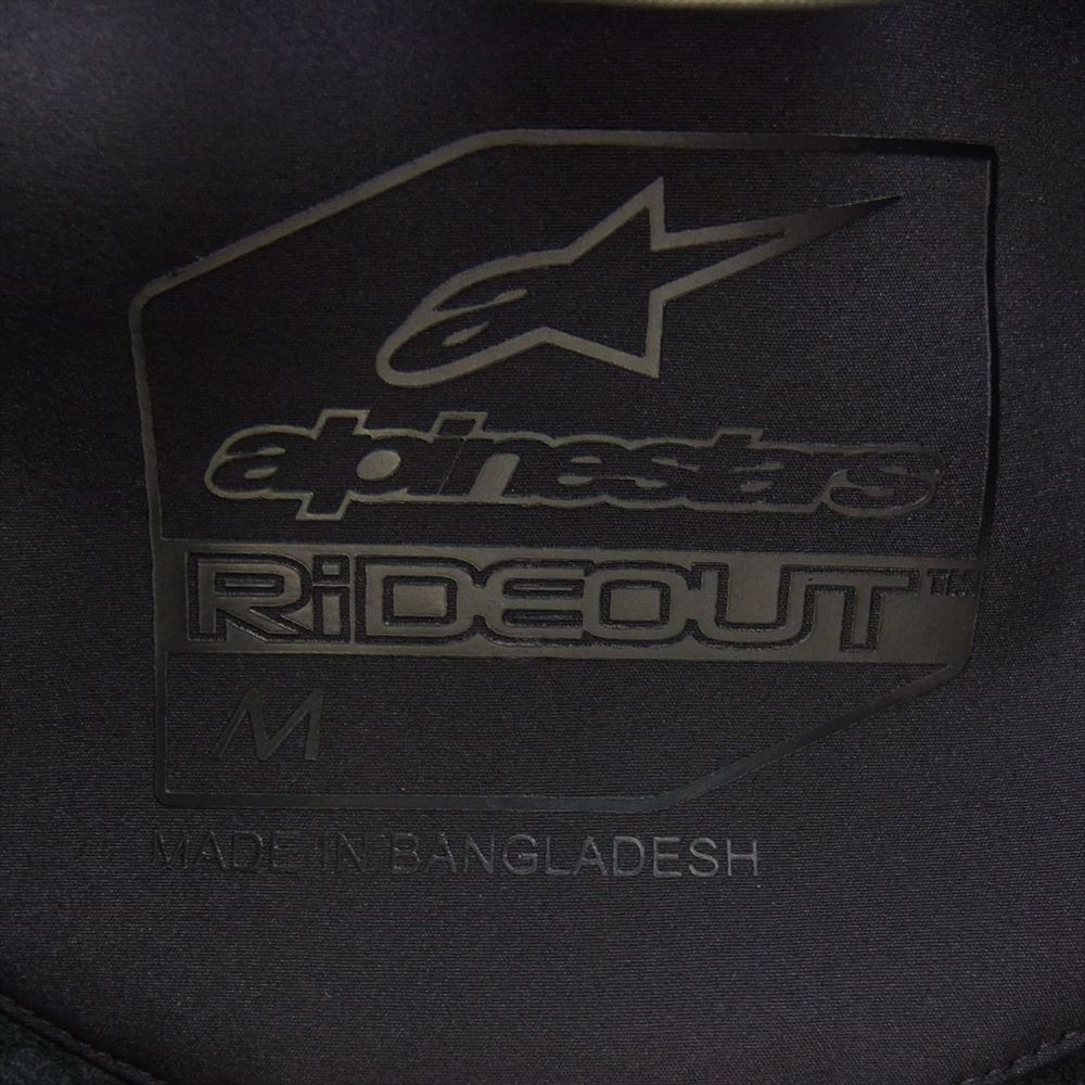 アルパインスターズ Orion Techshell Drystar テックシェル ドライスター モーター サイクル テキスタイル ジャケット ブラック系 M【美品】【中古】