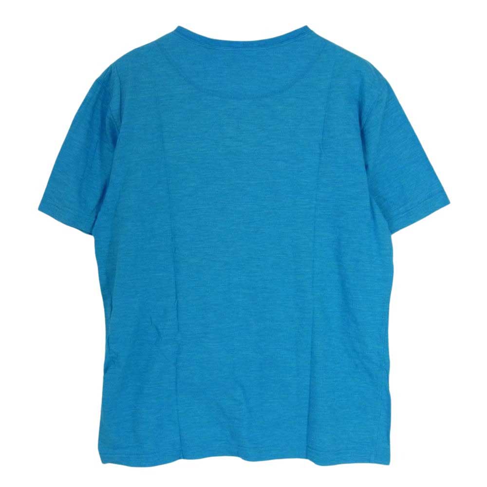 WTAPS ダブルタップス 141ATDT-CSM04 Vネック 半袖 Tシャツ カットソー ブルー ブルー系 M【中古】