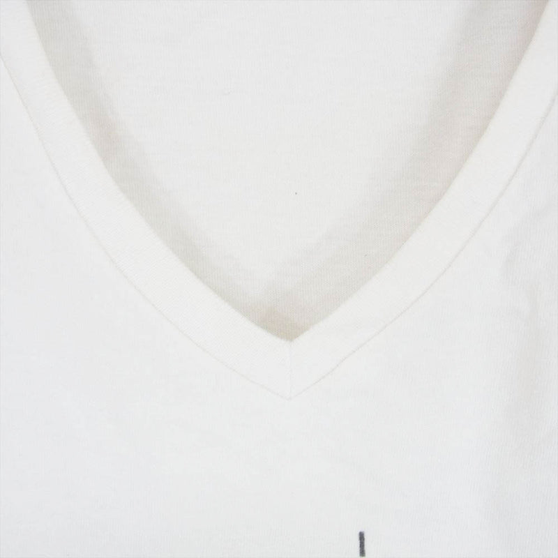 NEIGHBORHOOD ネイバーフッド American Psycho SVG アメリカンサイコ Vネック 半袖 Tシャツ カットソー ホワイト系 2【中古】