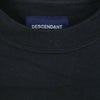 DESCENDANT ディセンダント ポケット付き ロゴ クルーネック 半袖 Tシャツ ブラック系 1【中古】